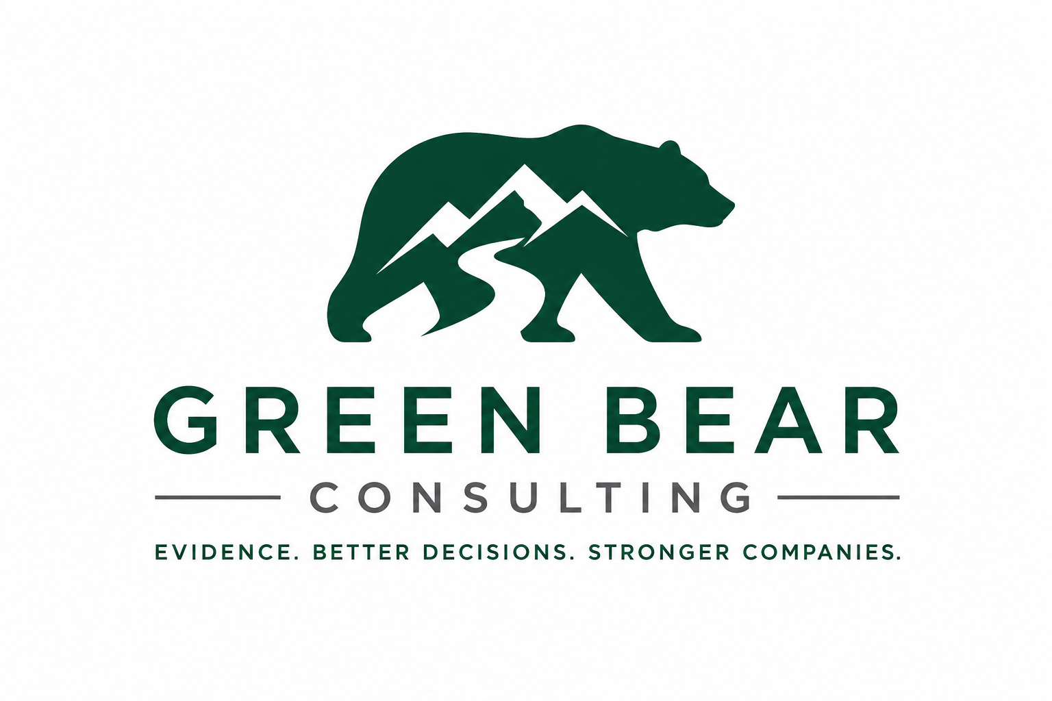 Green Bear Consulting — Evidence. Better decisions. Stronger companies.